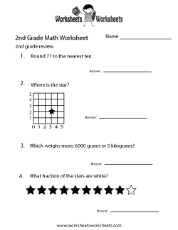 2nd grade printable worksheets