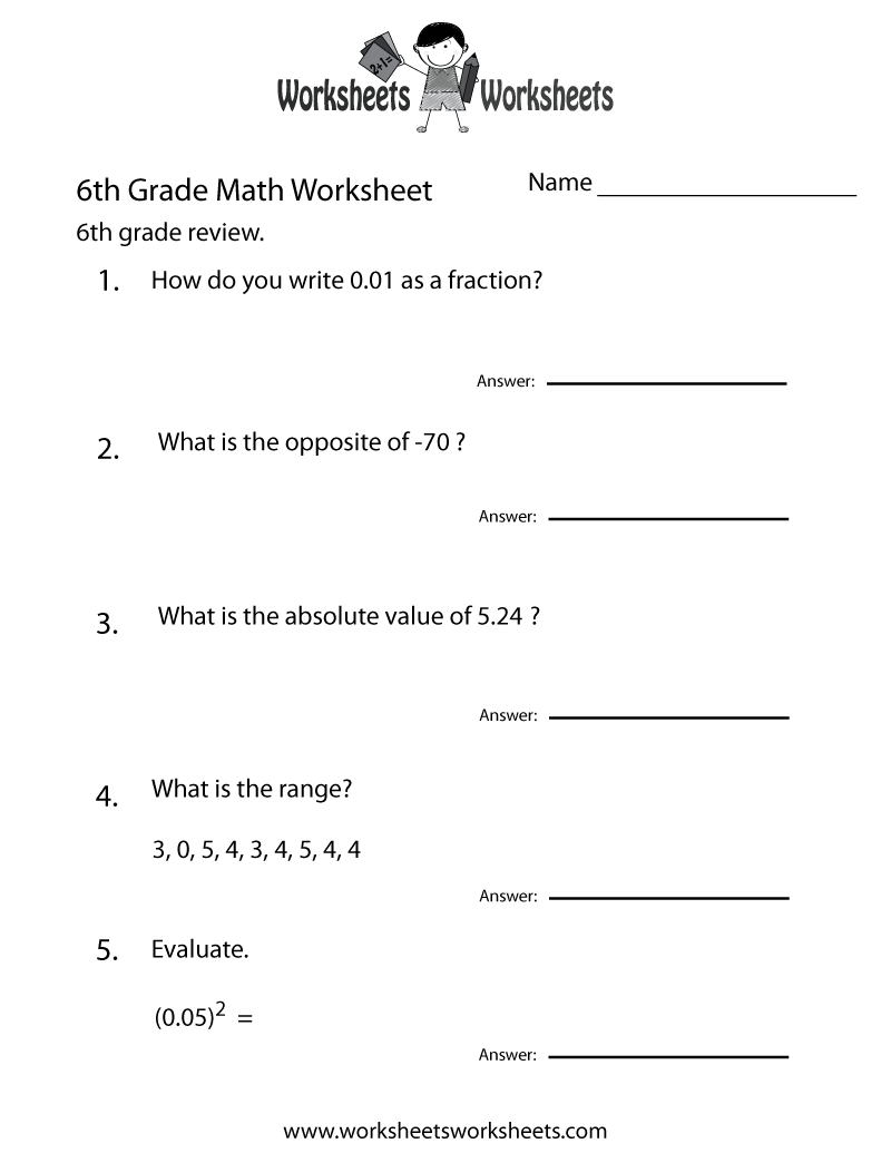 6th-grade-math-review-worksheet-worksheets-worksheets