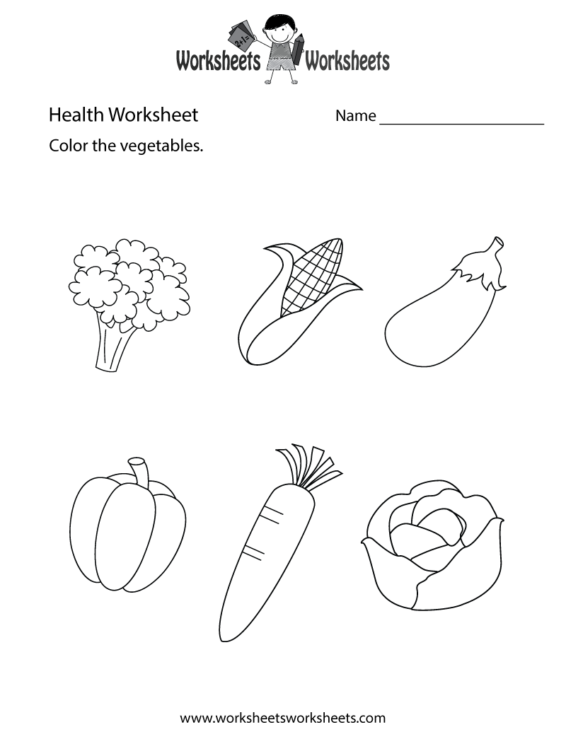 Simple Health Worksheet Worksheets Worksheets